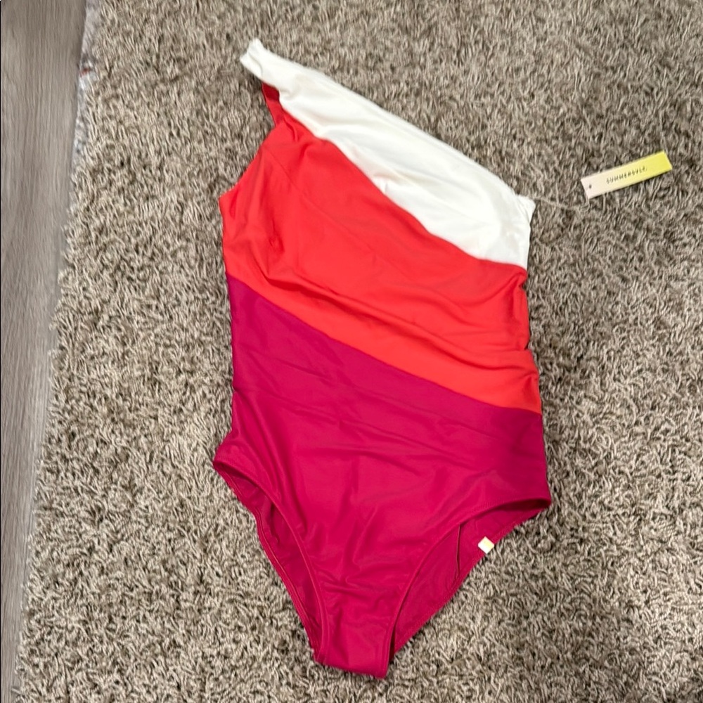 SummerSalt side stroke one piece swimsuit. Women’s Size 10 new with tags